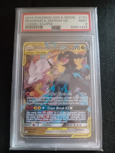 Psa reshiram zekrom gx - reshiram,