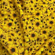 GIRASOLI Giallo Tessuto 100%