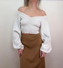 Top corsetto scolpito maglia a