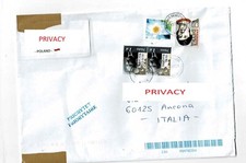 11642- Polonia, Polska, copertina per l'Italia con bella affrancatura
