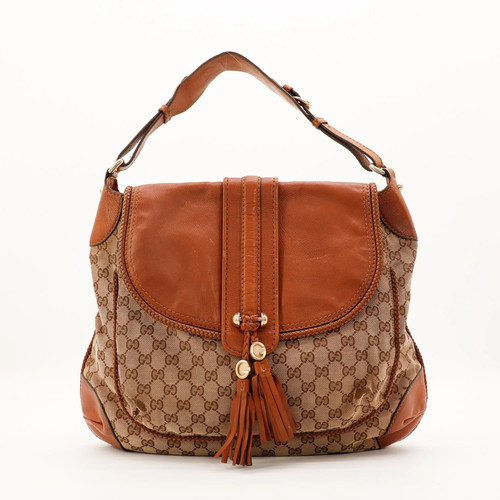 Sac gucci hobo marrakech toile - hobo,