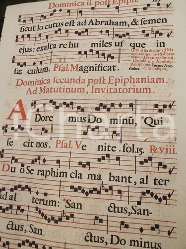 1700 antifonario romano - 1700,