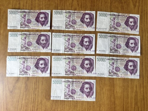 Lotto banconote lire 50000 - lotto,