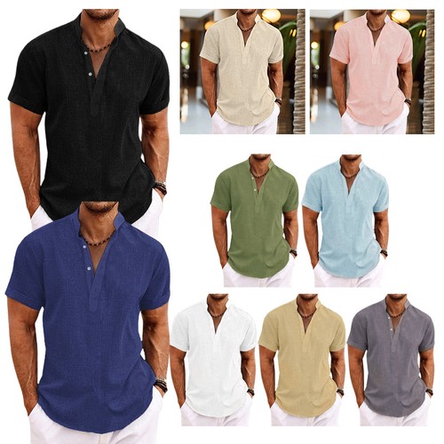 Camicia lino uomo - , maniche