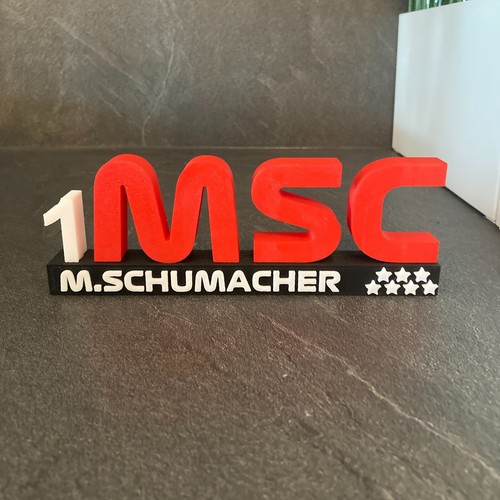 Logo michael schumacher - f1,