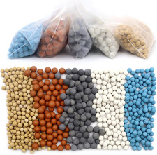 Sfere Minerali Ioni Negativi 250G,Filtro Anticalcare per Soffione Doccia,Filtri 