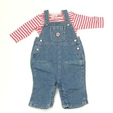 Salopette jeans bambina
