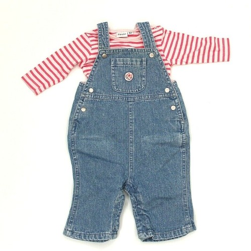 Salopette jeans bambina