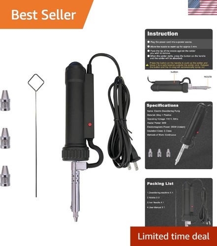 Electric solder sucker - solder,
