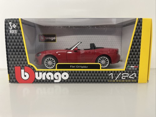 Bburago fiat 124 spider - bburago,