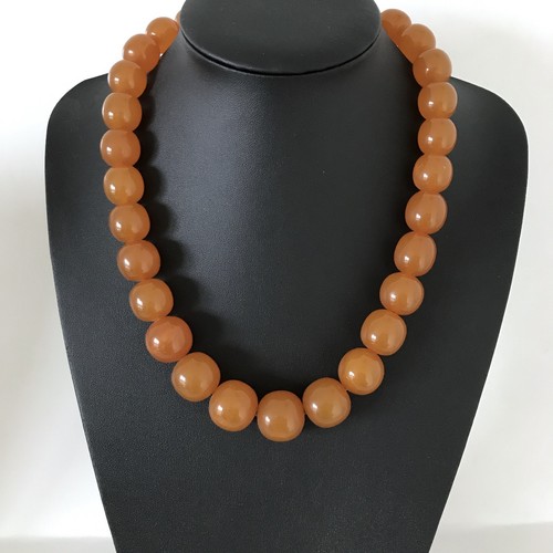 Collana vintage ambra barile