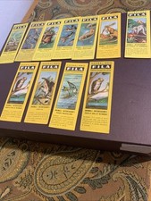 Segnalibri FILA anni 60 VINTAGE serie ANIMALI Interessanti 11 pezzi