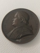 PAPA PIO IX  MEDAGLIA ANNUALE