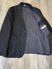 Blazer Burberry lana blu navy