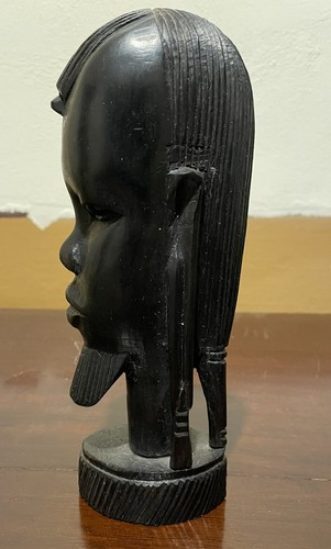 Scultura testa africana - , in