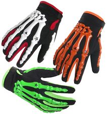 guanti SCHELETRO per moto quad motocros softair caccia escursioni outdoors