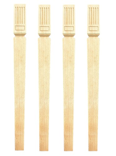 Set gambe legno h75cm - legno,