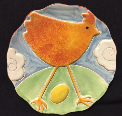 Piatto decorativo ceramica