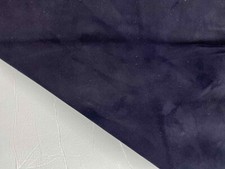 Pelle camoscio blu per