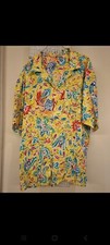 Camicia Vintage Fantasia Multicolor Gialla Tg.xl