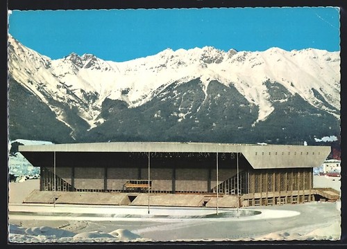 Cartolina innsbruck stadio - cartolina, innsbruck,