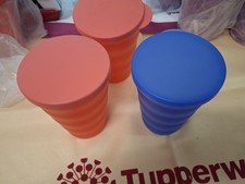 TUPPERWARE: BICCHIERi DA PASSEGGIO NUOVI CLASSICI DA 330 ML Set Da 3 Pz