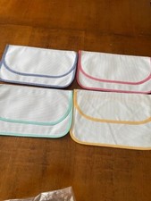 N. 4 porta posate o tovagliolo in tela aida di puro cotone 