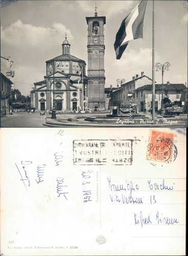 Legnano 1950 animated piazza - 1950,