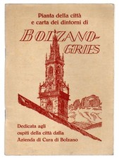 Guida alla pianta della città di Bolzano. In copertina: Dedicata agli osp