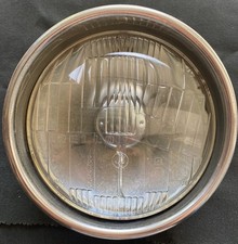 FARO ANTERIORE  FIAT 500 EPOCA COMPLETO DI GHIERA CROMATA ORIGINALE CARELLO