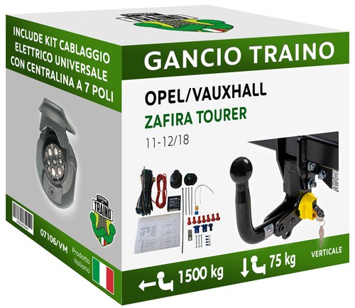 Gancio verticale estraibile - gancio,
