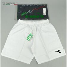 Pantaloncini DIADORA Village Bianco Allenamento Workout  Calcio Tennis Padel
