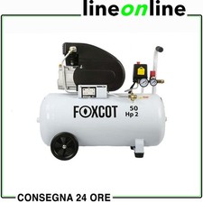 Compressore ad aria 50 litri Foxcot FL50 8 bar 2,0 Hp