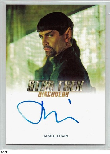 Scheda autografa star trek - autografa,