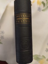 MESSALE AMBROSIANO Edizione Curia RARO Originale 1939