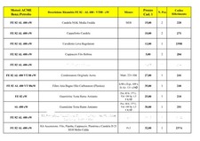 Ricambi Motori ACME FE 82 AL