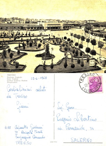 Vintage postcard treviso - postcard,