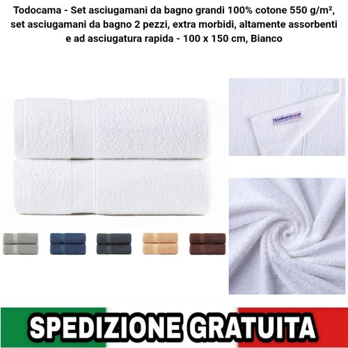 Asciugamani bagno grandi - 2,