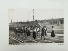  PISINO  PAZIN SPORT 1934 CERIMONIA INAUGURALE VECCHIA FOTOGRAFIA 