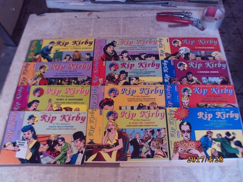 Rip kirby raccolta 12 - kirby, n.1-12