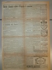 Rarissimo orazione Gabriele d'Annunzio all'Augusteo 1919 Annessioni