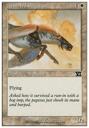 Magic mtg pegaso corazzato - mtg,