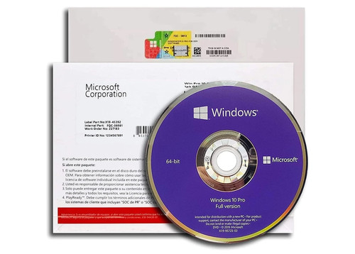 Dvd windows pro bit con - windows,