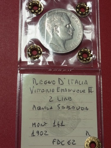 Lire 1902 aquila sabauda - lire,