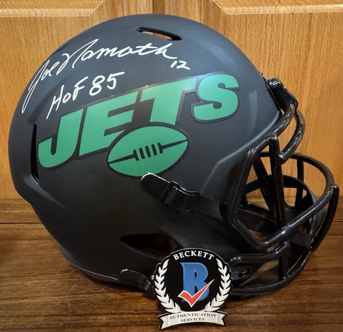Casco joe namath autografato - casco,