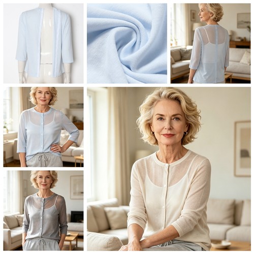 Cardigan donna maglia - , top