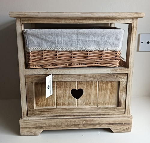 Mobiletto legno con - mobiletto, in