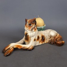 Scultura Ceramica Cane Lassie