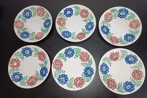 Piattini con fiori - , per