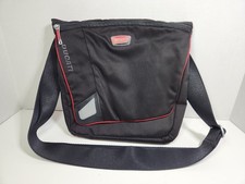 Tumi x Ducati Borsa Messenger Uomo Nylon Nero e Rosso Cinghia Regolabile Multitasche
